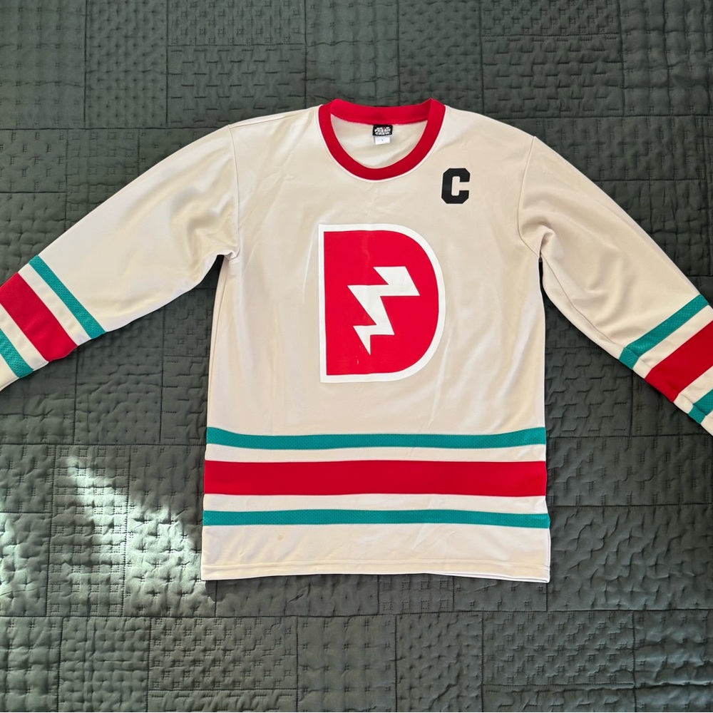 Dead Fresh Crew RYOD 86 Hockey Jersey Shirt Size L Made in USA